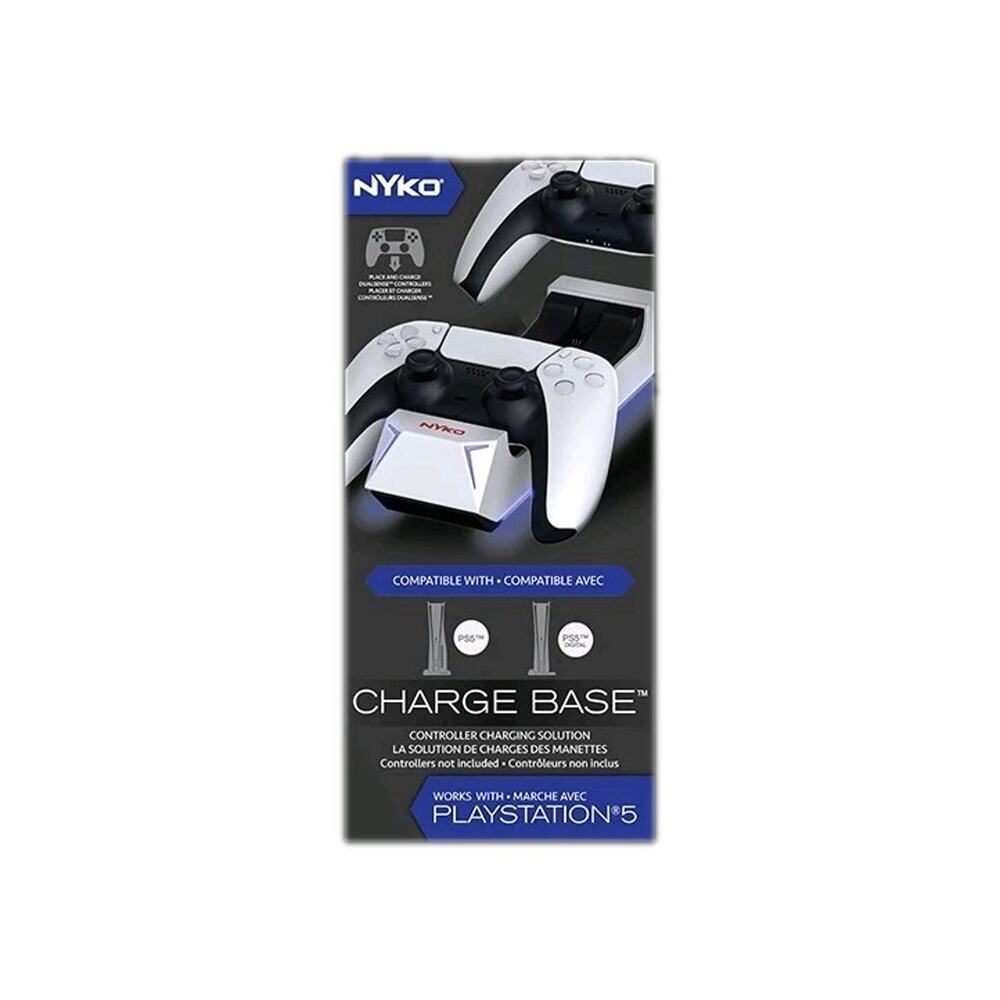 Nyko DualSense PS5 Controller Charge Base Dock (PlayStation 5, PS5, USB) Sealed